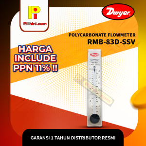 Dwyer RMB-83D-SSV Rate-Master® Polycarbonate Flowmeter