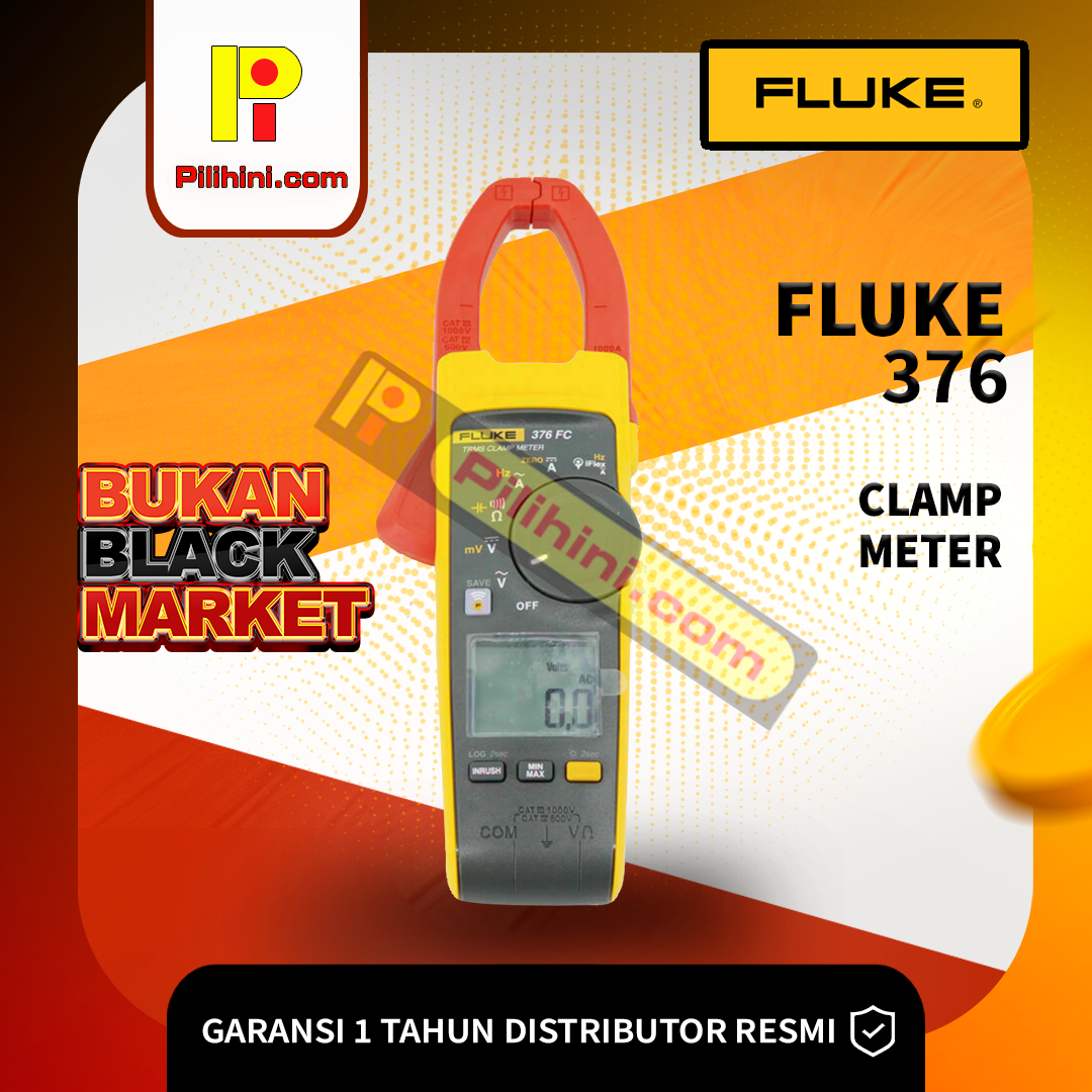Fluke 376 True-rms AC/DC Clamp Meter with iFlex