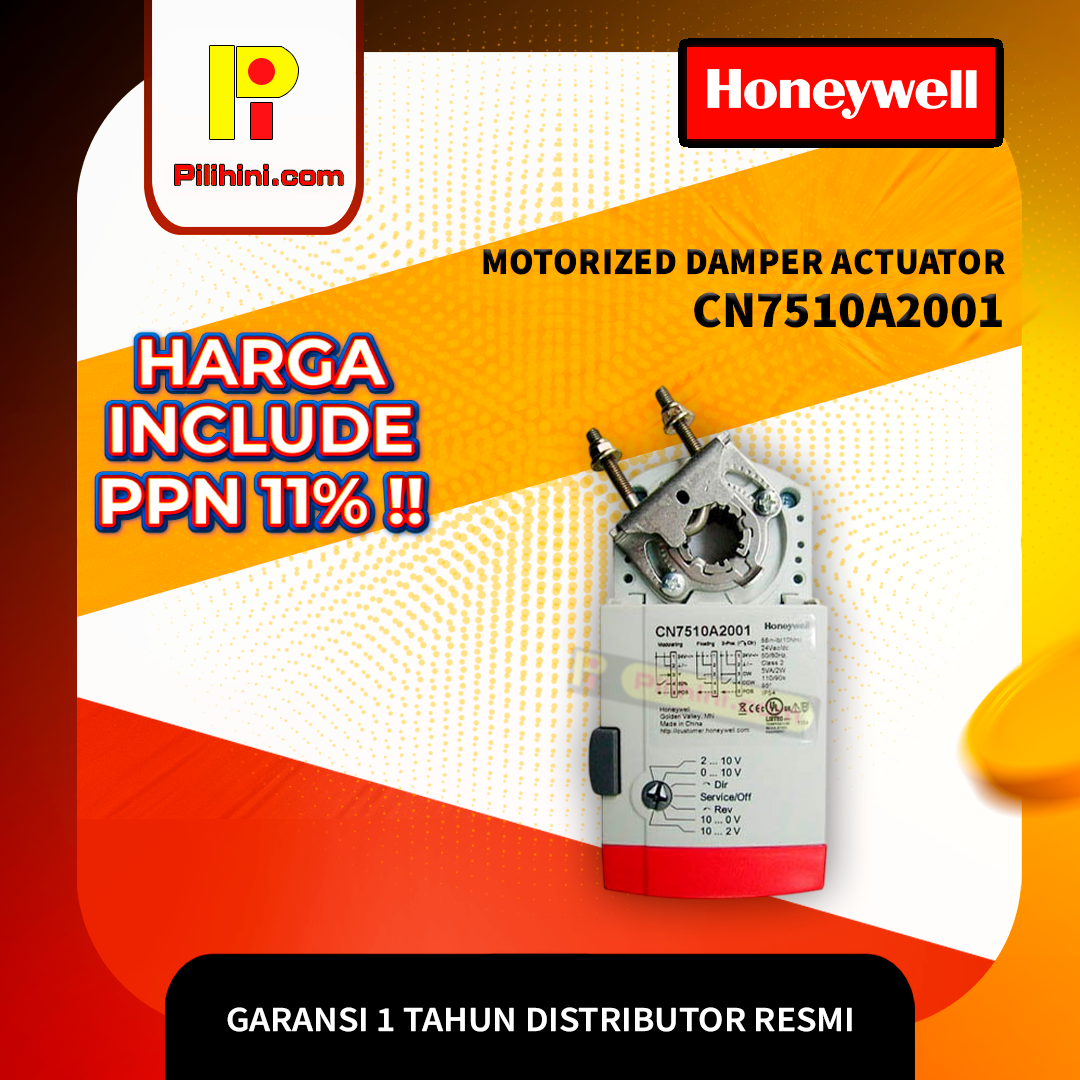 Honeywell CN7510A2001 Damper Actuator
