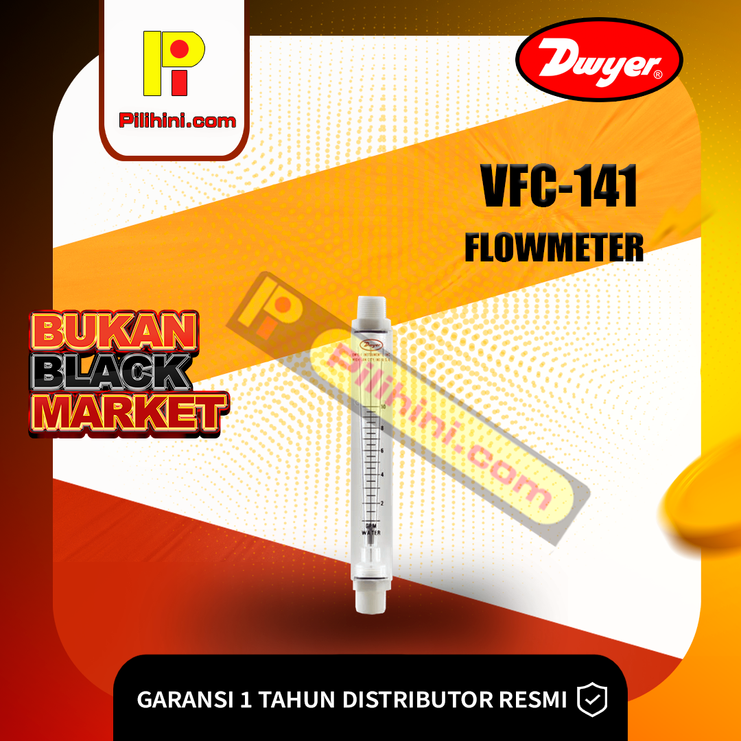 Dwyer VFC-141 Series VFC & VFCII Visi-Float Acrylic Flowmeter