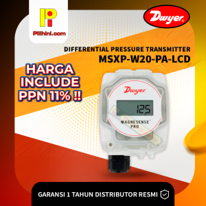 Dwyer Diferensial Pressure Tranmitter (Pro Series) MSXP-W20-PA-LCD