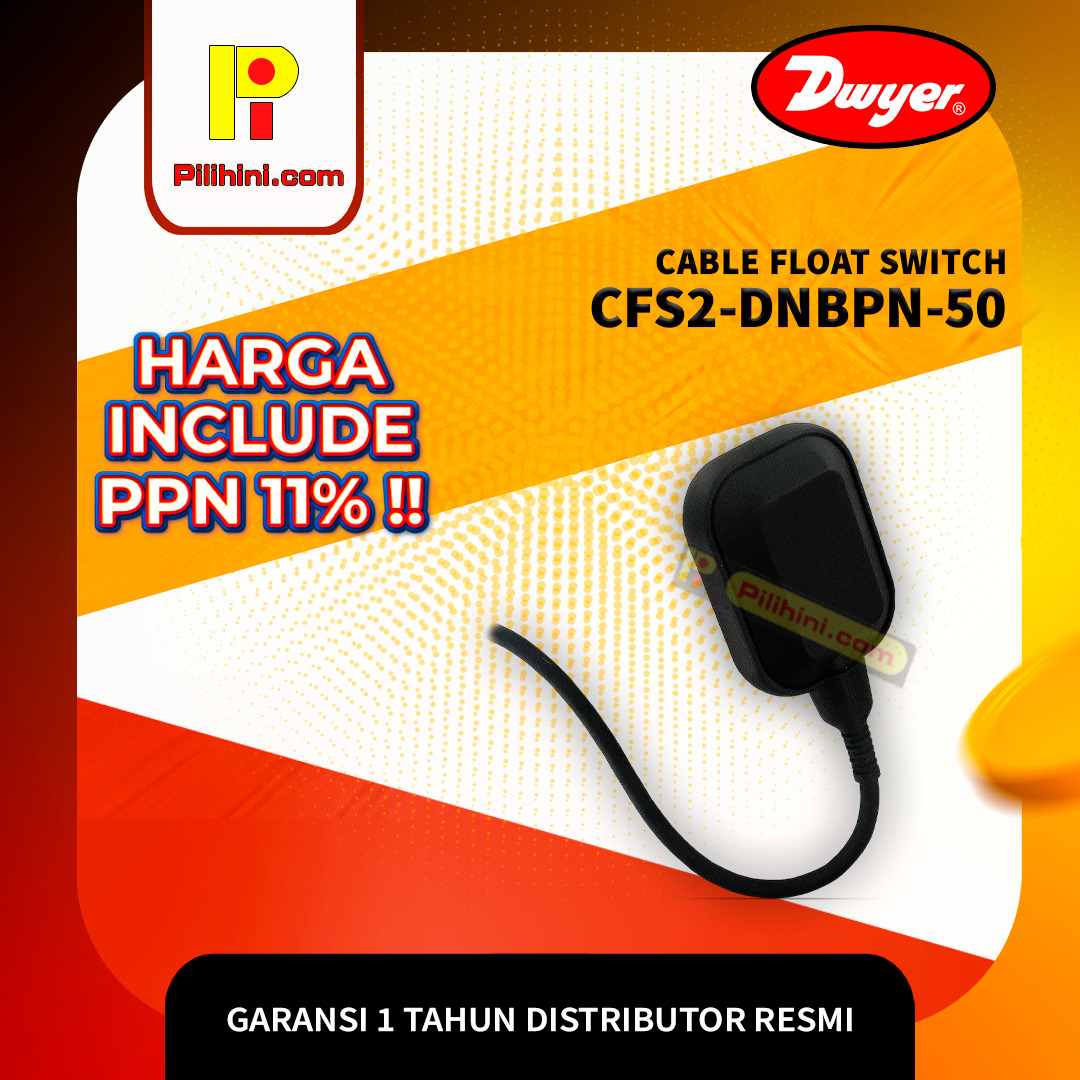 Dwyer CFS2-DNBPN-50 Cable Float Switch