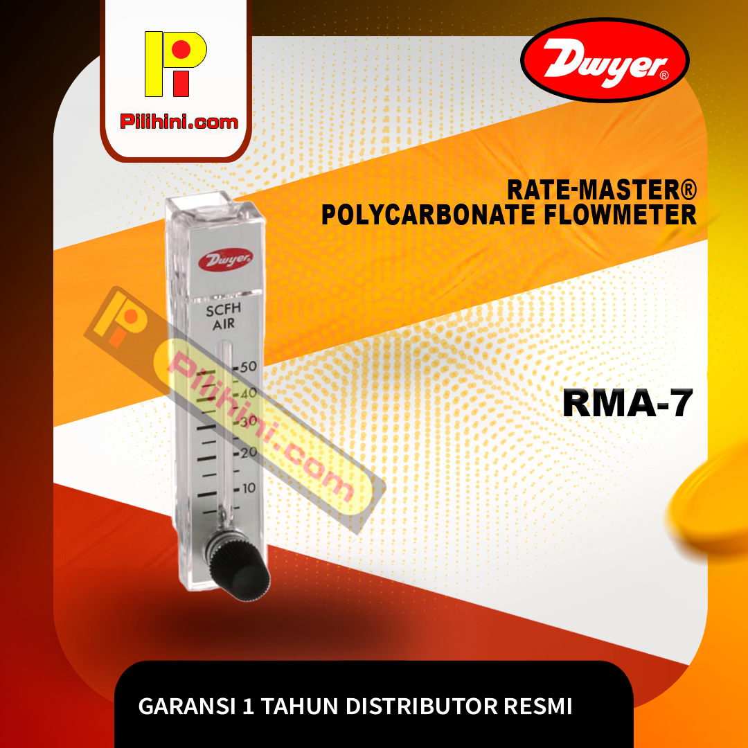 Dwyer RMA-7 Series Rate-Master® Polycarbonate Flowmeter
