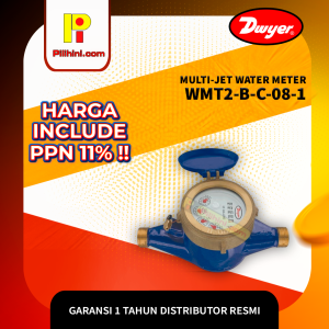 Dwyer WMT2-B-C-08-1 Multi-Jet Water Meter with Pulsed